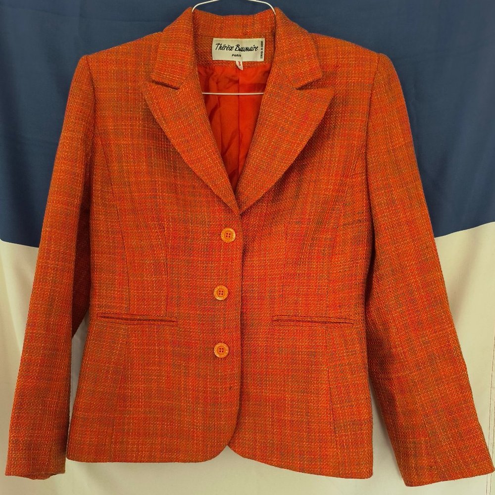 Therese Baumaire mis-season skirt suit